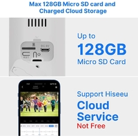 Hiseeu C40 Indoor/Outdoor WiFi Battery Camera With Solar Panel thumbnail