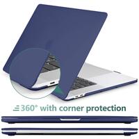 Navy Blue MacBook Pro 13 Inch Case 2016-2023 M1 M2 A2338 A2289 A2251 A2159 Hard Shell Case Keyboard Cover thumbnail