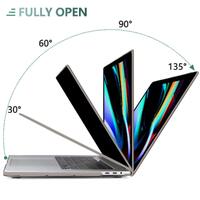 Suitable for  Grey MacBook Pro 13 Inch Case 2016-2023 M1 M2 A2338 A2289 A2251 A2159 Hard Shell Case Keyboard Cover thumbnail
