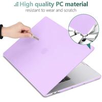 Purple MacBook Pro 13 Inch Case 2016-2023 M1 M2 A2338 A2289 A2251 A2159 Hard Shell Case Keyboard Cover thumbnail
