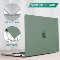 Suitable for  MacBook Pro 14 Max Inch Case 2023 2022 2021 M2 A2779 M1 A2442 Hardshell Case Keyboard Cover Midnight Green thumbnail