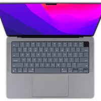 Keyboard Cover Skin For MacBook Air Pro 13 13.6 14 15.3 16 A2442 A2779 A2485 A2780 A2681 A2941 M1 M2 2021 to 2023 Grey thumbnail