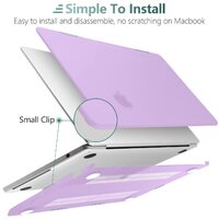 Suitable for  2023 2022 MacBook Air 13 inch case M2 Model A2681 Hard Shell Case Keyboard Cover Purple thumbnail