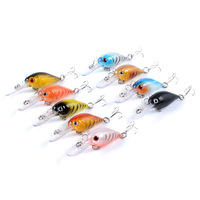 9x Popper Crank 5.7cm Fishing Lure Lures Surface Tackle Fresh Saltwater thumbnail