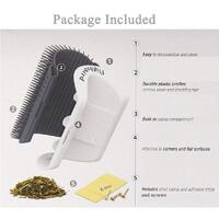 Cat Self Groomer Catnip  Dog Cat Toy Corner Groomer Wall Corner Scratcher Comb Grooming Massage Brush thumbnail