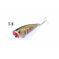 6X 6cm Popper Poppers Fishing Lure Lures Surface Tackle Fresh Saltwater thumbnail