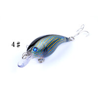 4x 7.5cm Popper Crank Bait Fishing Lure Lures Surface Tackle Saltwater thumbnail
