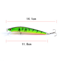 7x Popper Minnow 11.8cm Fishing Lure Lures Surface Tackle Fresh Saltwater thumbnail