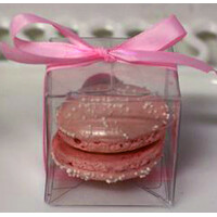 50 Pack of 7cm Clear PVC Plastic Folding Packaging Small rectangle/square Boxes for Wedding Jewelry Gift Party Favor Model Candy Chocolate Soap Box thumbnail