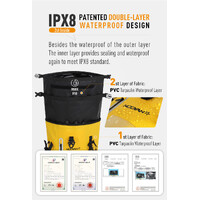 NOOYAH IPX8 Waterproof Bike Cycle Outdoor Sports Backpack Double-Layer Waterproof Bag thumbnail