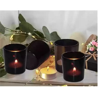 20 Pack Black Matt Tealight Candle Holder 6.5cm Festival Decor Wedding Propose Parties Holiday and Home Decor thumbnail