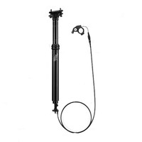 ZOOM MTB Adjustable seatpost Internal Cable 30.9 Diameter 125mm Travel Adjustable Height via Thumb Remote Lever - thumbnail
