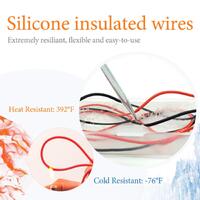 KAIWEETS Soft Silicone Electrician Test Leads Kit CAT III 1000V & CAT IV 600V with Alligator Clips and Needle Probe for Fluke/AstroAI/INNOVA Multimete thumbnail