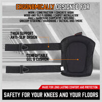 HORUSDY Knee Pads Work Safety Senior Gel Cushion High Density Foam Padding Pair thumbnail
