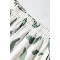 Beige Leopard Animal Print Long Sleeve and Pants Loungewear Set - XL thumbnail