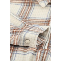 Azura Exchange Plaid Half Zip Sweatshirt with Chest Pocket - S thumbnail