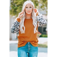 Azura Exchange Patchwork Sequin Long Sleeve Top - S thumbnail