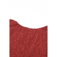 Azura Exchange Puff Sleeve Smocked Top - XL thumbnail