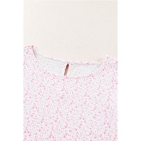 Azura Exchange Smocked Puff Sleeve Blouse - XL thumbnail