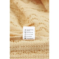 Azura Exchange Puffy Sleeve Khaki Textured Knit Top - XL thumbnail
