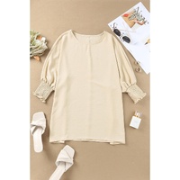 Azura Exchange Smocked Wrist Shift Top - M thumbnail