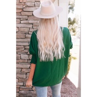 Azura Exchange Smocked Wrist Shift Top - L thumbnail