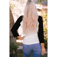 Azura Exchange Raglan Sleeve Pullover Top - M thumbnail
