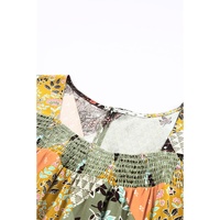 Azura Exchange Mixed Print Blouse - M thumbnail