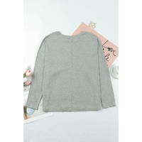 Azura Exchange Patchwork Long Sleeve Top - L thumbnail