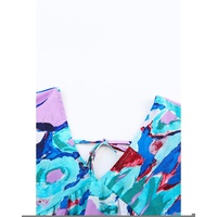 Azura Exchange Print Flutter Sleeve Blouse - S thumbnail