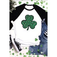 Azura Exchange Leopard Spotted St Patricks Day T-Shirt - S thumbnail
