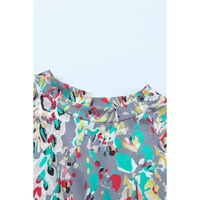 Azura Exchange Ruffle Sleeve Babydoll Top - L thumbnail