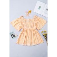 Azura Exchange Smocked Flowy Blouse - L thumbnail