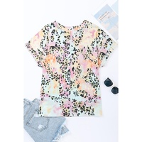 Azura Exchange Notch V Neck Blouse - L thumbnail