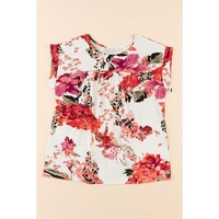 Azura Exchange Short Sleeve Round Neck Blouse - S thumbnail