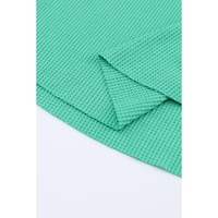 Azura Exchange Waffle Knit Henley Top - S thumbnail