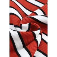 Azura Exchange Striped Ribbed Knit Slim Fit Top - XL thumbnail