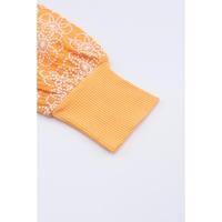Azura Exchange Puff Sleeve Ribbed Knit Top - XL thumbnail