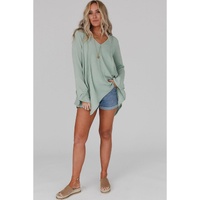 Azura Exchange Expose Seam Bell Sleeve Top - S thumbnail