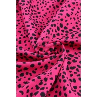 Azura Exchange Leopard Print Pleated Blouse - M thumbnail