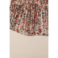 Azura Exchange Floral Ruffled Babydoll Blouse - XL thumbnail