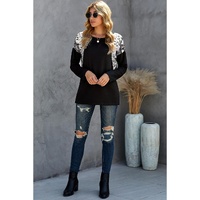 Azura Exchange Leopard Snakeskin Print Long Sleeve Top - XL thumbnail
