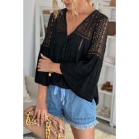 Azura Exchange Lace Blouse - L thumbnail