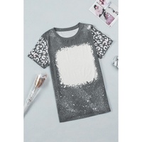 Azura Exchange Leopard Print Short Sleeve T-shirt - L thumbnail