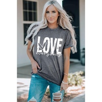 Azura Exchange LOVE everybody Graphic T-shirt - XL thumbnail