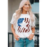 Azura Exchange Graphic Print Crew Neck T Shirt - M thumbnail