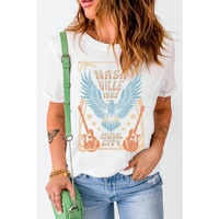 Azura Exchange Nashville 1982 Eagle Graphic Print T-Shirt - M thumbnail