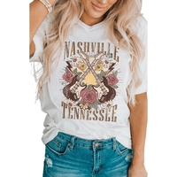 Azura Exchange Rose Graphic Print T-Shirt - L thumbnail