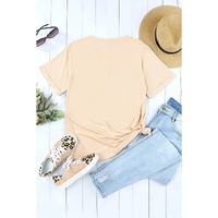 Khaki Corn Crop Top Graphic Tee - 2XL thumbnail