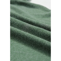 Mist Green Long Sleeve Snap Button Henley Top - L thumbnail